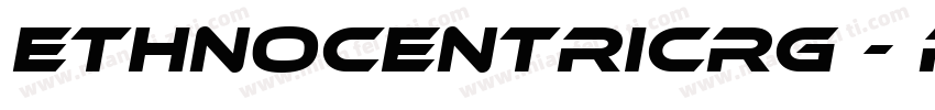 EthnocentricRg - Reg字体转换